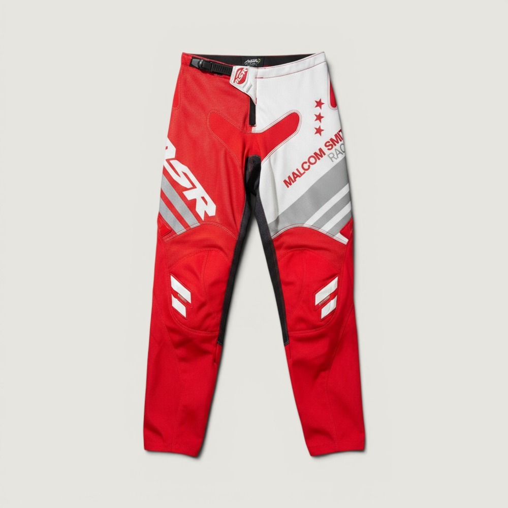 Vintage MSR AXIS Motocross Pants Malcolm Smith Racing Red White Mens 30 MX ATV